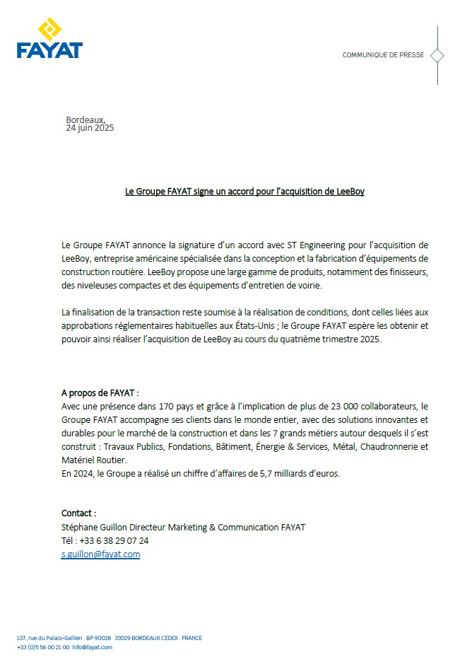 FAYAT_Acquisition_Leeboy_Preview