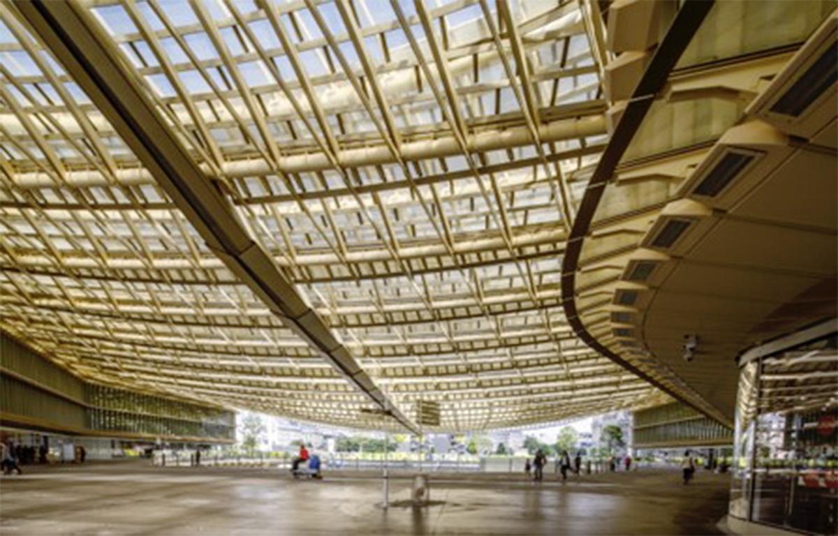 Intérieur de la canopée des halles