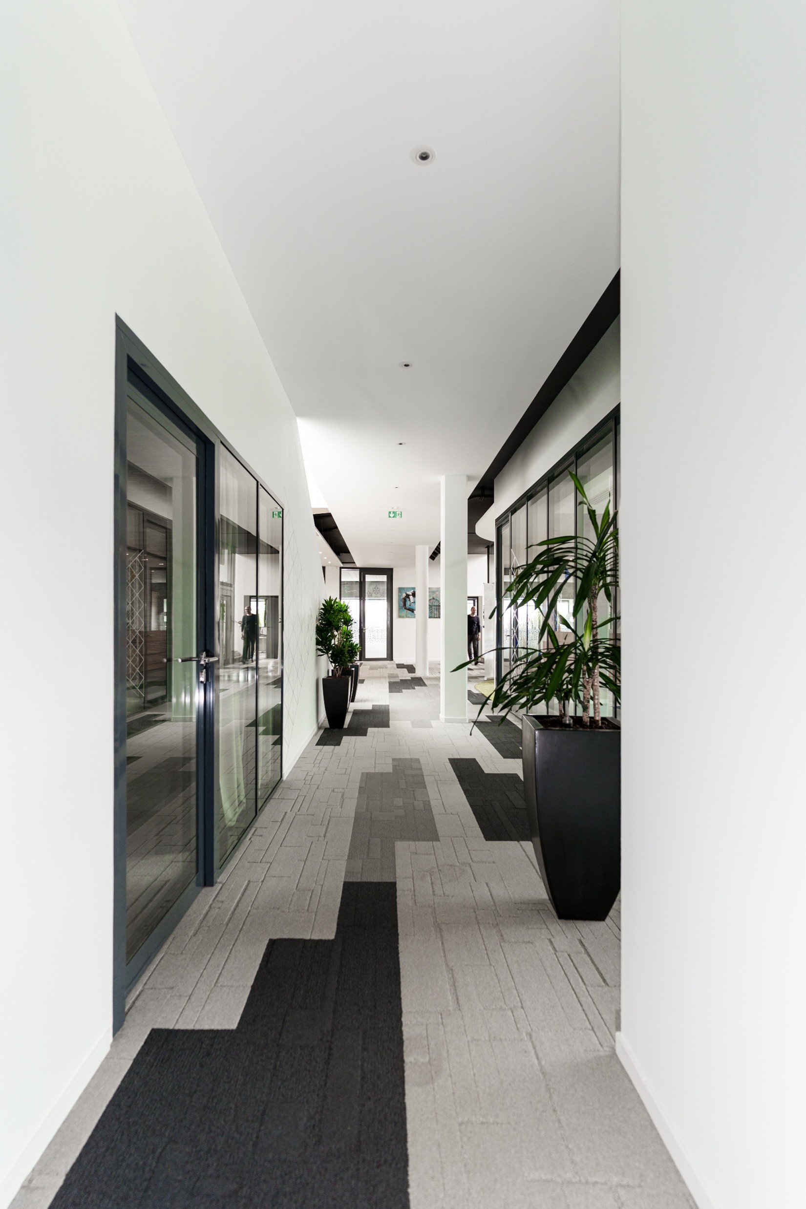 Aménagement intérieur bâtiment de bureaux Espace Engineering à Rennes, Ille-et-Vilaine (35), Bretagne - Conception et réalisation Espace Engineering Fayat, contractant général et maître d'œuvre
