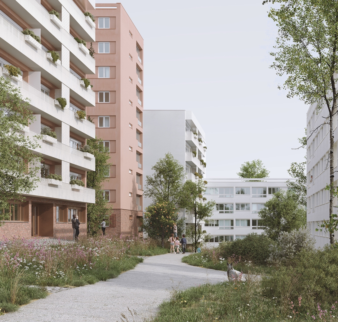 Renouvellement urbain du quartier Croix Rouge à Reims (51) 2