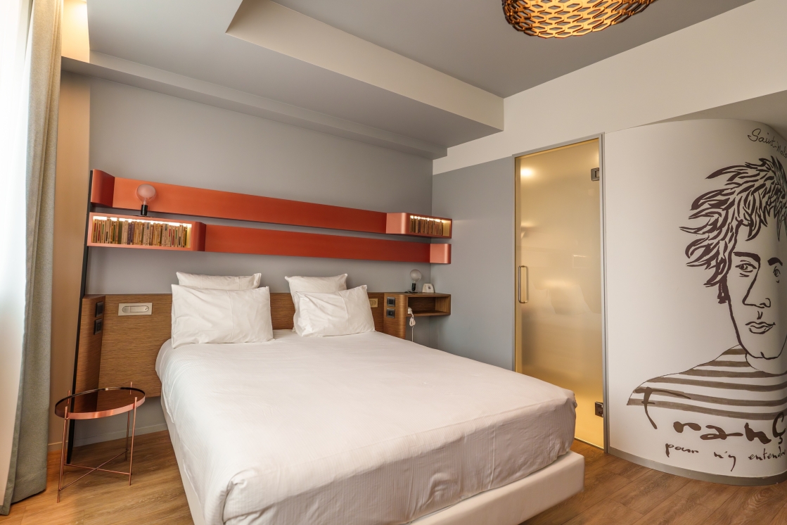 Aménagement intérieur hôtel Le Grand Bé à Saint-Malo, Ille-et-Vilaine (35), Bretagne - Conception et réalisation Espace Engineering Fayat, contractant général et maître d'œuvre