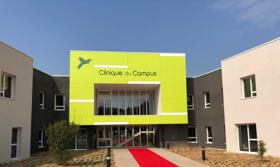 Clinique du Campus à Amiens, Somme (80), Hauts-de-France - conception et réalisation Espace Engineering Fayat, contractant général et maitre d'oeuvre