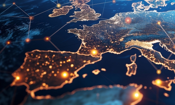 Carte France Espagne pour interconnexion