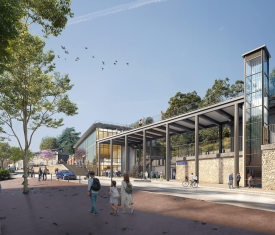 Gare Saint Cloud - AREP Architectes - Societe du Grand Paris