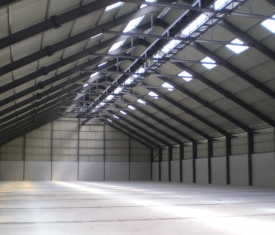 Bâtiment métallique de stockage dans l'Indre (36)