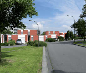 Perspective après 88 logements Wattrelos