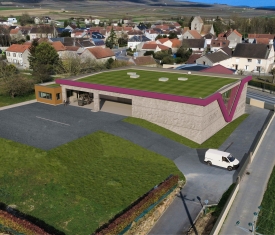 Perspective 1 de la coopérative vinicole Saint-Vincent à Verneuil