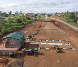 Nkometou Razel Cameroun peage route travaux afrique