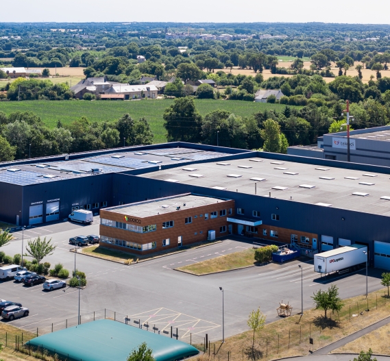 Extension bâtiment industriel et logistique Sodico à Rennes, Ille-et-Vilaine (35), Bretagne - conception et réalisation Espace Engineering Fayat, contractant général et maître d'oeuvre
