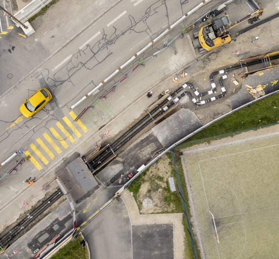 Allée du Mens - Villeurbanne - Canalisations