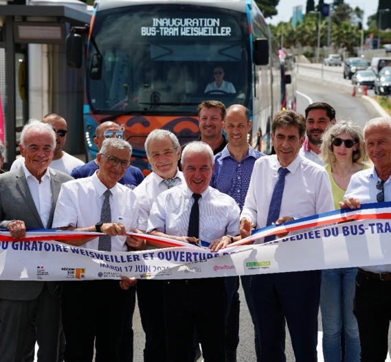 Bus-Tram inauguration