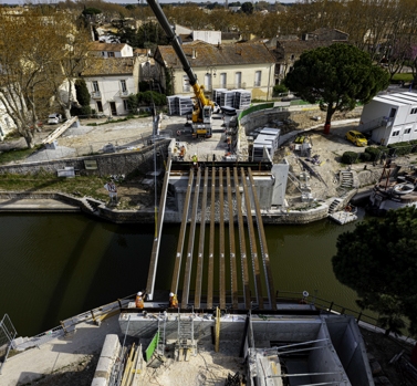 Pont de provence Aigues Mortes rénovation Razel Bec