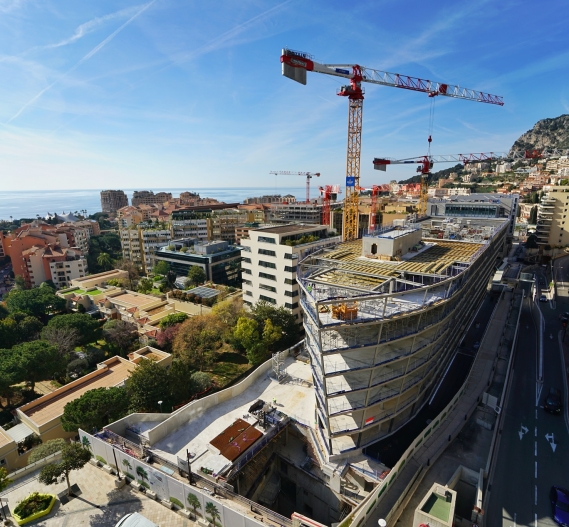 Ilot Pasteur chantier Razel Bec Monaco