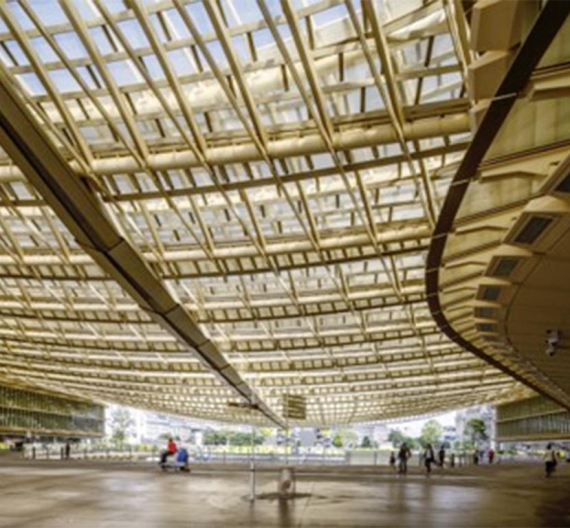 Intérieur de la canopée des halles