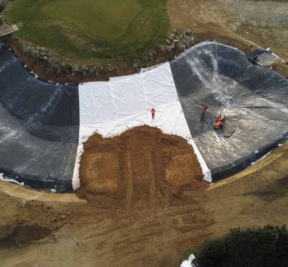 Golf Massane vue drone geobio
