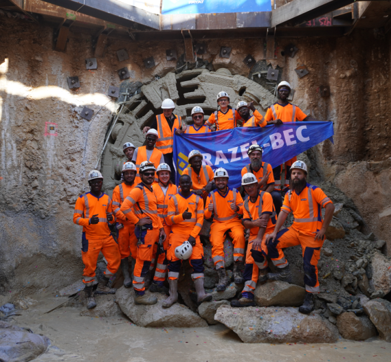 Groupe photo tunelier