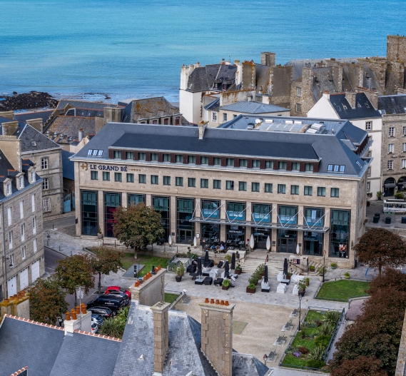 Hôtel Le Grand Bé à Saint-Malo, Ille-et-Vilaine (35), Bretagne - Conception et réalisation Espace Engineering Fayat, contractant général et maître d'œuvre