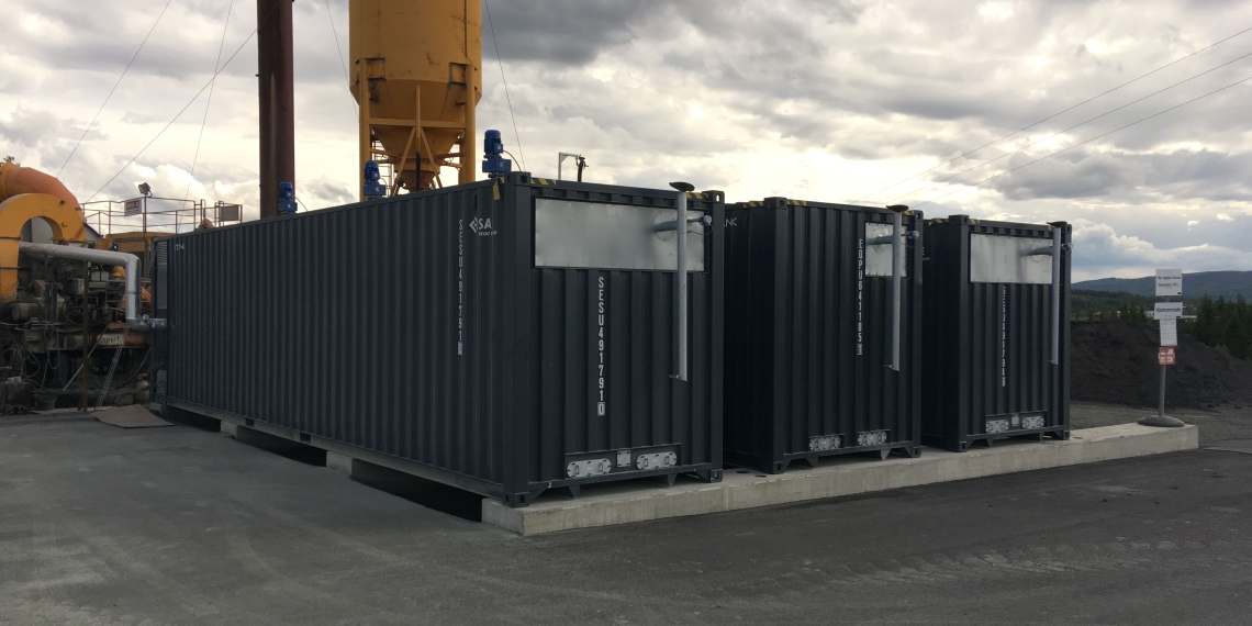 SAE | leader en cuves de stockage fixes ou en containers.