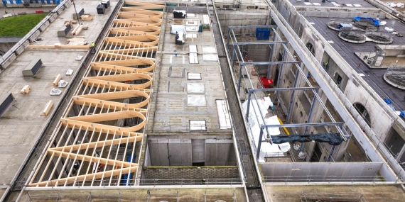 Vue drone Clarifloculation