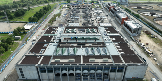 Vue drone extérieur, Clarifloculation