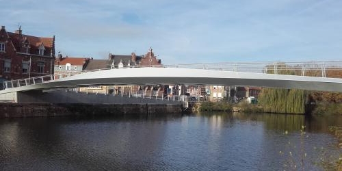 Vue de la passerelle de saint omer