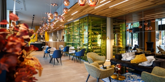 Aménagement intérieur hôtel Le Grand Bé à Saint-Malo, Ille-et-Vilaine (35), Bretagne - Conception et réalisation Espace Engineering Fayat, contractant général et maître d'œuvre