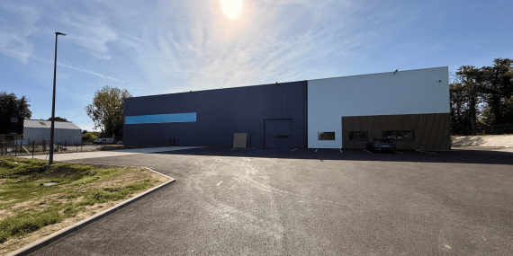 Bâtiment de bureau et entrepôt Wewise à Pleudihen-sur-Rance, Côtes-d'Armor (22), Bretagne - Espace Engineering