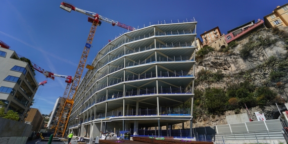 Ilot Pasteur chantier Razel Bec Monaco