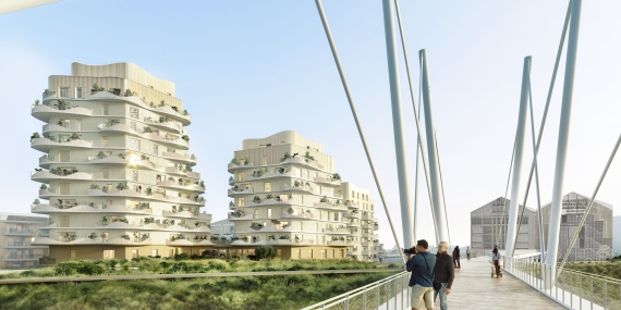 Perspective du chantier HOYA à Dunkerque