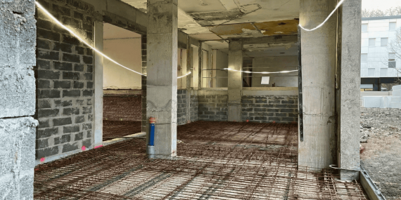 Intérieur niveau 0 Jean Zay