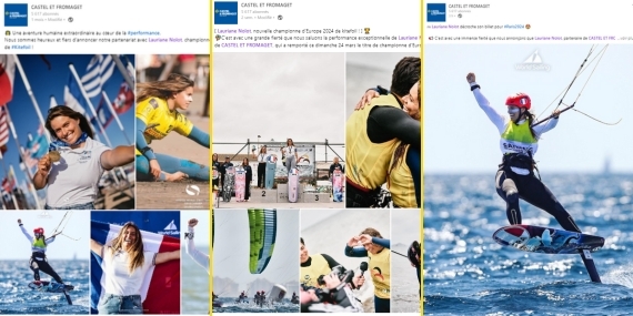 Post LinkedIn CASTEL & FROMAGET - Lauriane Nolot - JO2024