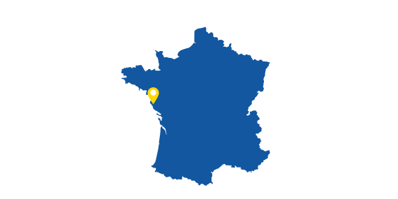 carte de france implantation arnaudeau
