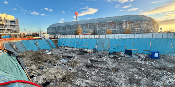 PHOTO SUR CHANTIER SIEGE DE LA CARSAT TONUS