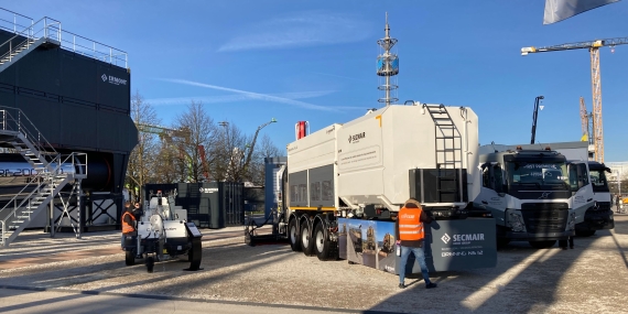 We are currently taking part in Bauma 2025 Secmair