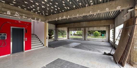 Réhabilitation bâtiment de bureaux le Kube à Pacé, Ille-et-Vilaine (35), Bretagne - conception et réalisation Espace Engineering Fayat contractant général, maître d'œuvre et architecture