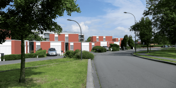 Perspective après 88 logements Wattrelos