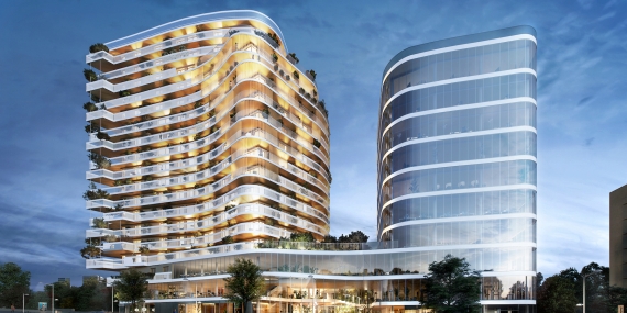 L'immeuble EMBLEM à Lille, réalisation de NORD FRANCE CONSTRUCTIONS certifiée BREEAM EXCELLENT