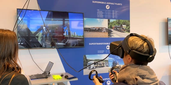 ACE (Asphalt Customer Experience) : une application immersive en 3D et Réalité Virtuelle pour la configuration de projets spécifiques, la réalisation de présentations, les formations interne et externe, les dépannages et bonnes pratiques de maintenance.