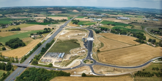 Echangeur Agen A62 Razel Bec