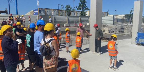 Explication du directeur du chantier