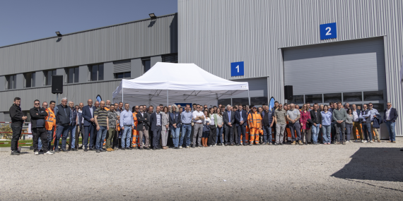 Photo groupe moulin salariés