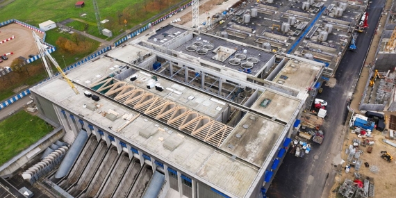 Vue drone Clarifloculation