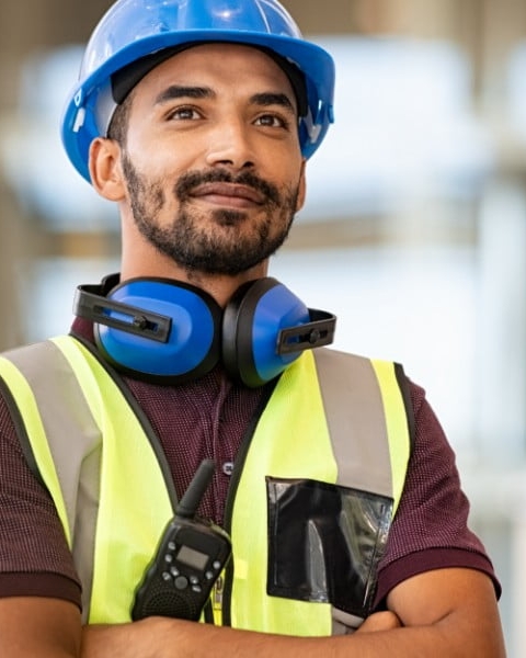 Agent sur chantier