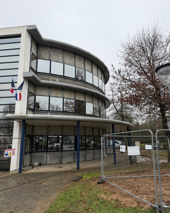 Rénovation énergétique bâtiment d'enseignement existant AFTEC à Rennes, Ille-et-Vilaine (35), Bretagne - conception et réalisation Espace Engineering Fayat, contractant général et maître d'oeuvre
