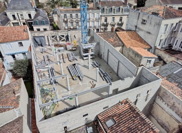 Au Cœur de Cognac : Avancement Majeur sur notre Chantier de Reconstruction de Bureaux