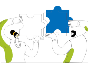 deux pièces de puzzle