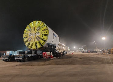 Ripage tunnelier Virginie Ligne 17 Razel-Bec