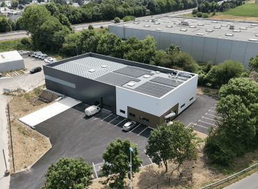 Bâtiment de bureau et entrepôt Wewise à Pleudihen-sur-Rance, Côtes-d'Armor (22), Bretagne - Espace Engineering