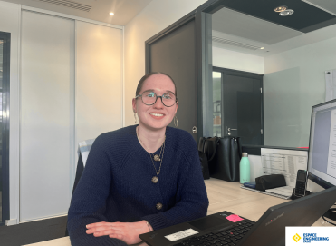 Sarah, alternante économiste de la construction