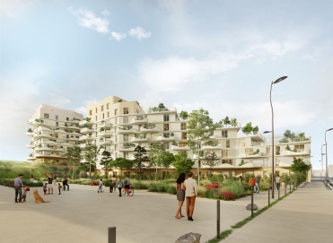 Perspective du chantier HOYA à Dunkerque